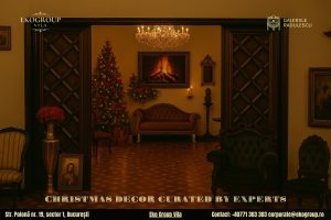 Decoratiuni de Craciun cu farmec interbelic – experiența unică la Eko Group Vila